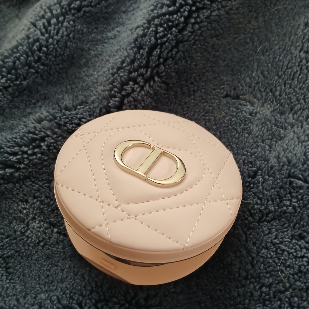Dior Compact Mirror with Gold Accent